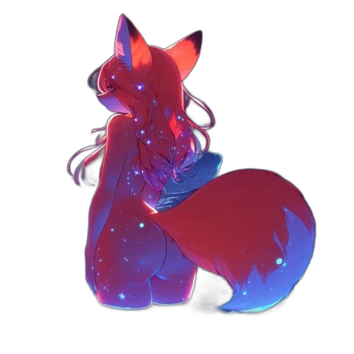 creature, animal, staff, dragon, concept art, 3d render, fantasy art, vaporwave transparent PNG cut-out