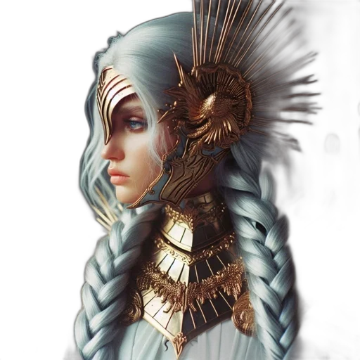 jewelry, crown, mask, face, fantasy art, concept art, photorealistic, comic book art transparent PNG cut-out