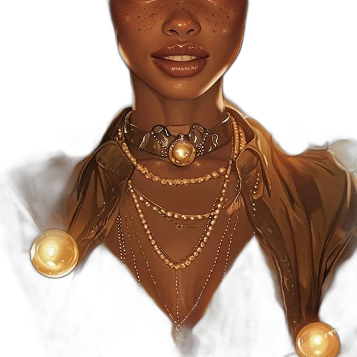 jewelry, crown, face, staff, concept art, fantasy art, photorealistic, comic book art transparent PNG cut-out