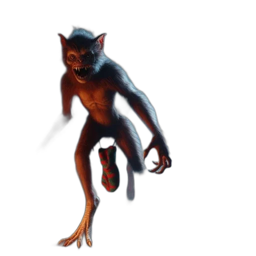 creature, animal, staff, mask, concept art, 3d render, fantasy art, pixel art transparent PNG cut-out