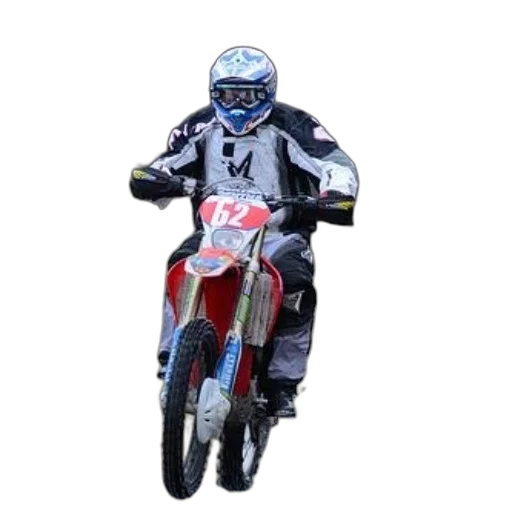 photorealistic, rider, blue, white transparent PNG cut-out
