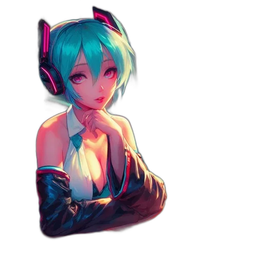 robot, weapon, staff, face, pixel art, anime, cyberpunk, concept art transparent PNG cut-out
