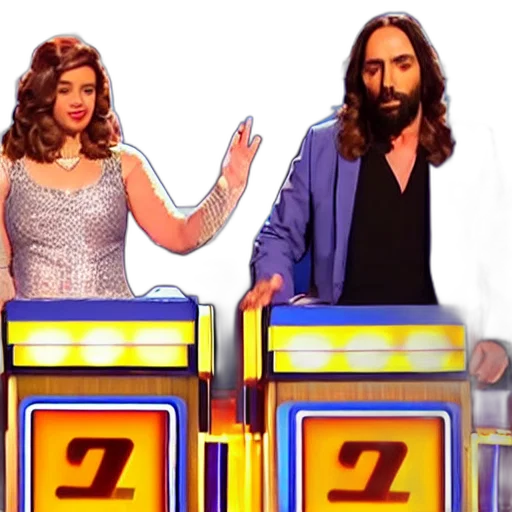 jesus, contestant, family, feud transparent PNG cut-out