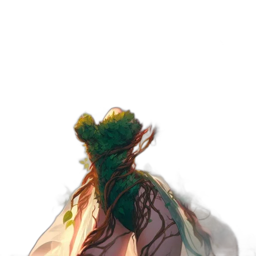 dragon, crown, dress, mask, concept art, fantasy art, watercolor, pixel art transparent PNG cut-out