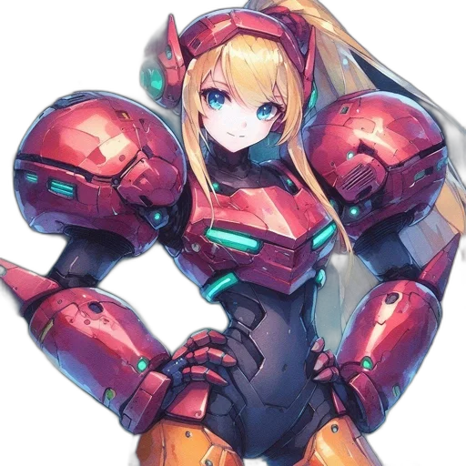 robot, weapon, sword, dragon, anime, concept art, pixel art, cyberpunk transparent PNG cut-out