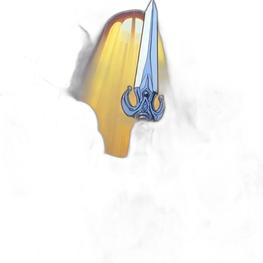sword, weapon, staff, umbrella, concept art, photorealistic, 3d render, watercolor transparent PNG cut-out