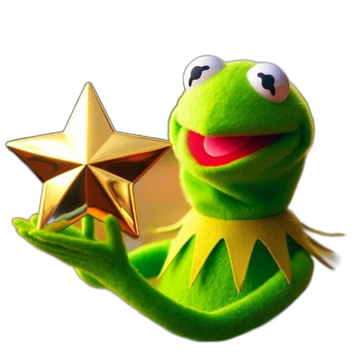staff, dragon, animal, 3d render, photorealistic, kermit, frog, dressed transparent PNG cut-out
