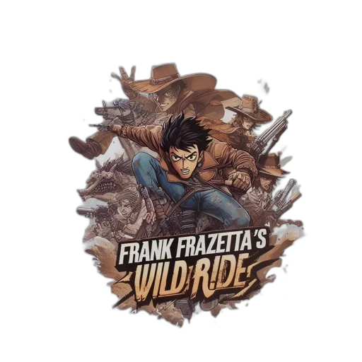 concept art, comic book art, fantasy art, pixel art, game, case, frank, frazetta transparent PNG cut-out