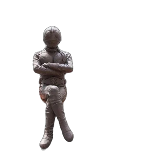 staff, robot, mask, jewelry, 3d render, concept art, person, dressed transparent PNG cut-out