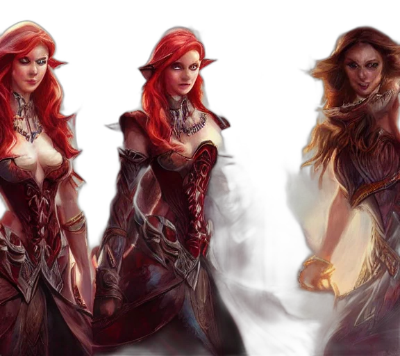fantasy art, concept art, comic book art, pixel art transparent PNG cut-out