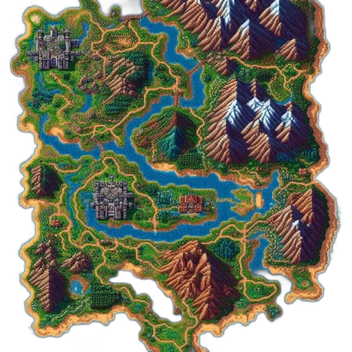 dragon, pixel art, concept art, fantasy art, 3d render, forest, elaborate, pixel transparent PNG cut-out