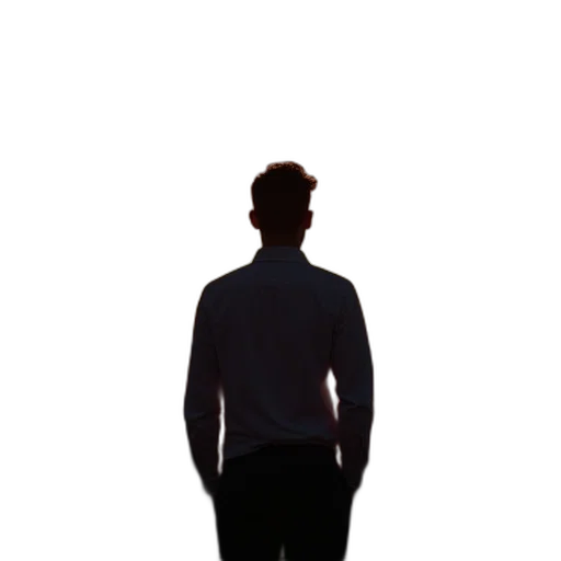 jacket, staff, face, robot transparent PNG cut-out