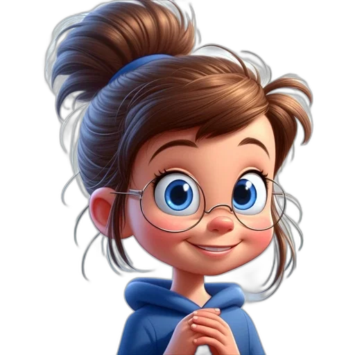 staff, face, cartoon, photorealistic, 3d render, concept art, cheerful, young transparent PNG cut-out