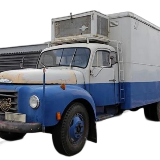 car, 3d render, concept art, photorealistic, vintage, volvo, truck, painted transparent PNG cut-out