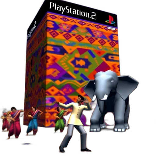 animal, 3d render, concept art, pixel art, vaporwave, oversized, playstation, game transparent PNG cut-out