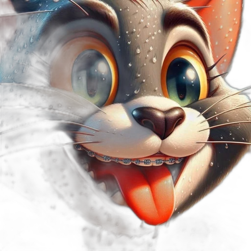 animal, creature, face, 3d render, photorealistic, concept art, fantasy art, image transparent PNG cut-out