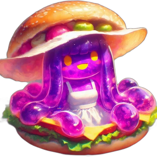 food, hat, crown, jewelry, vaporwave, 3d render, watercolor, concept art transparent PNG cut-out