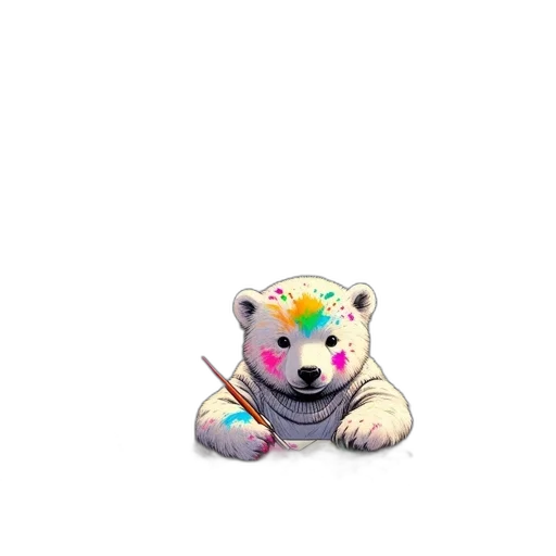 staff, animal, weapon, creature, pixel art, vaporwave, concept art, watercolor transparent PNG cut-out