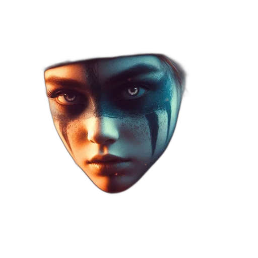 face, mask, jewelry, dragon, fantasy art, photorealistic, concept art, pixel art transparent PNG cut-out