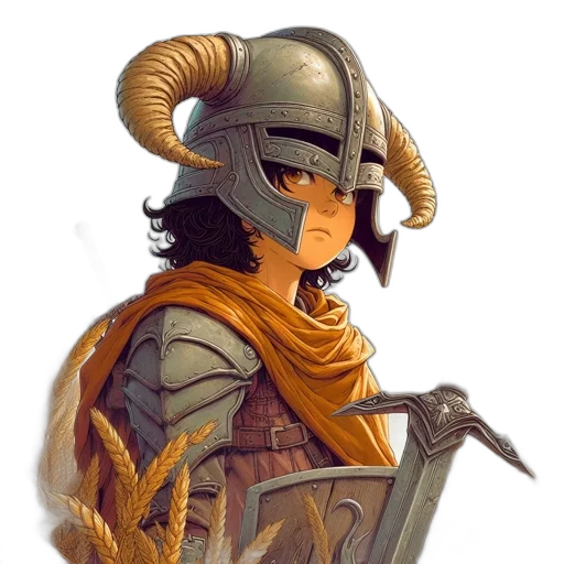 mask, sword, dragon, hat, fantasy art, concept art, comic book art, pixel art transparent PNG cut-out
