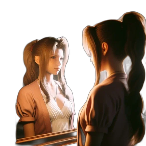 face, hair, robot, mask, concept art, photorealistic, anime, 3d render transparent PNG cut-out