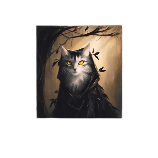 animal, mask, face, creature, fantasy art, concept art, pixel art, oil painting transparent PNG cut-out