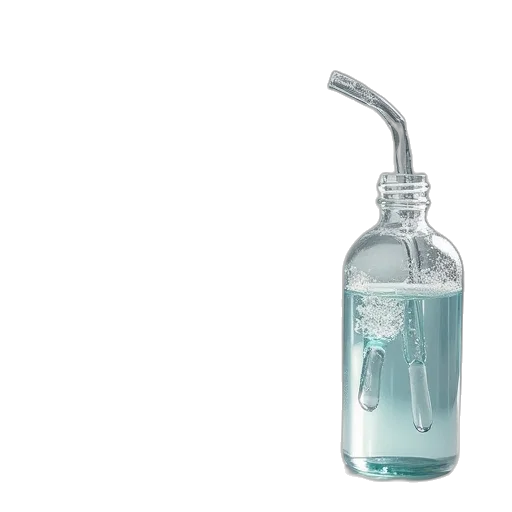 bottle, 3d render, photorealistic, three transparent PNG cut-out