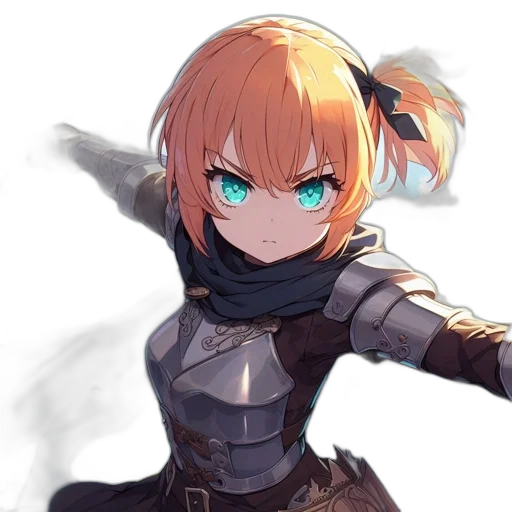 weapon, sword, staff, jacket, anime, concept art, fantasy art, pixel art transparent PNG cut-out