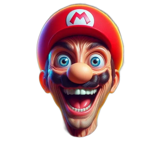 mask, face, hat, creature, 3d render, concept art, photorealistic, cartoon transparent PNG cut-out