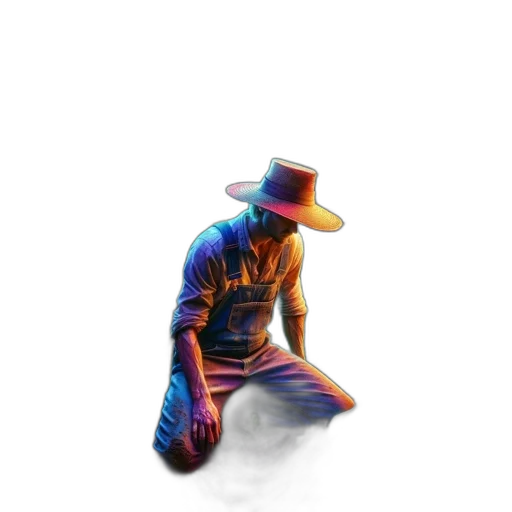 hat, jacket, robot, animal, concept art, pixel art, photorealistic, 3d render transparent PNG cut-out