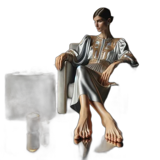 jewelry, furniture, robot, dress, concept art, 3d render, photorealistic, fantasy art transparent PNG cut-out