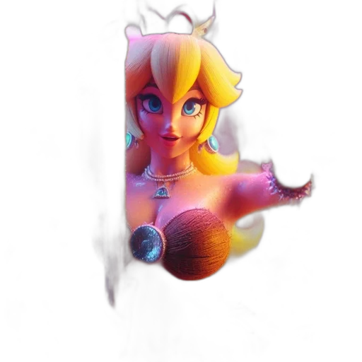 crown, mask, creature, weapon, concept art, 3d render, fantasy art, pixel art transparent PNG cut-out
