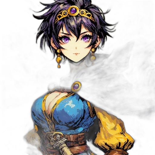 crown, weapon, staff, sword, fantasy art, concept art, watercolor, anime transparent PNG cut-out