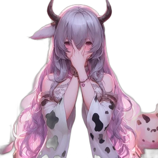 creature, dress, animal, mask, anime, concept art, pixel art, fantasy art transparent PNG cut-out