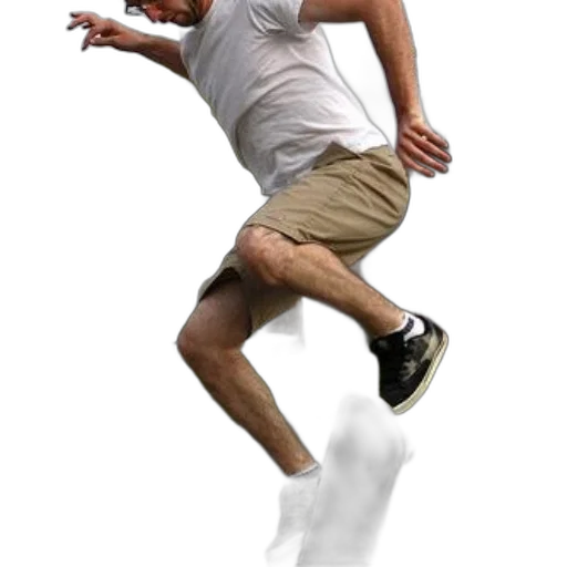 creature, shoes, staff, face transparent PNG cut-out
