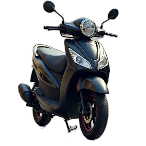3d render, photorealistic, concept art, honda, scooter, looks, pretty, model transparent PNG cut-out