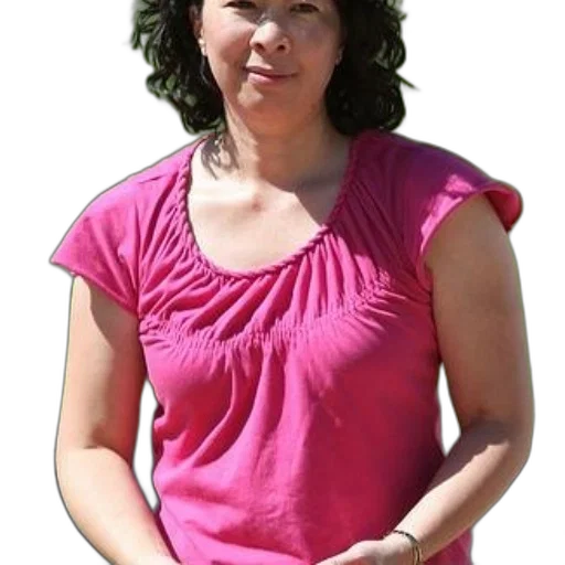 dress, staff, face, hair, photorealistic, 3d render, woman, pink transparent PNG cut-out