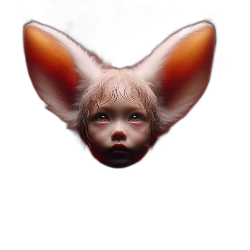 creature, mask, face, animal, photorealistic, 3d render, concept art, fantasy art transparent PNG cut-out