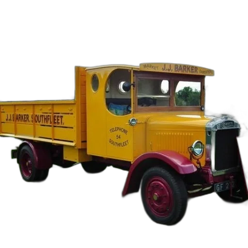 car, 3d render, concept art, photorealistic, yellow, truck, red, wheels transparent PNG cut-out