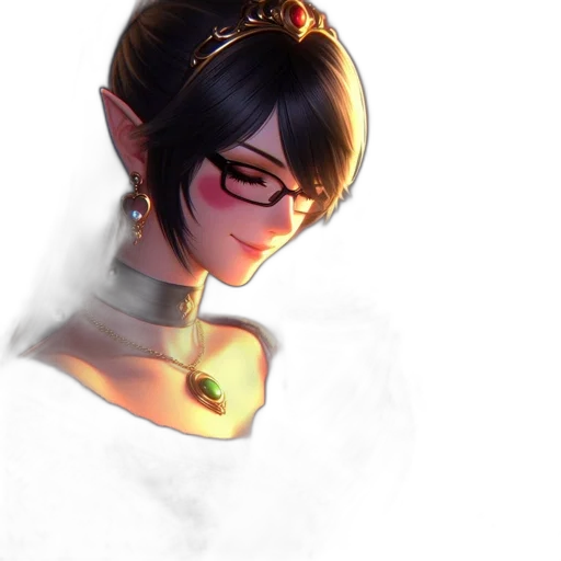 staff, crown, mask, face, concept art, fantasy art, 3d render, anime transparent PNG cut-out