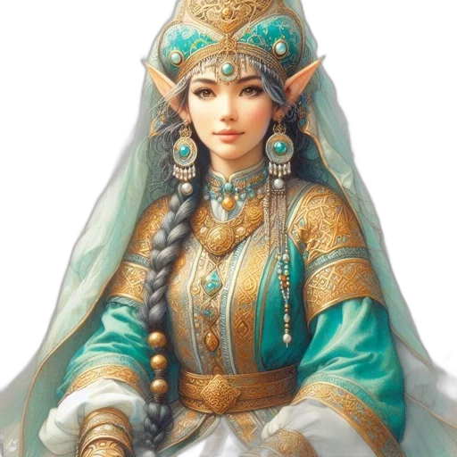 jewelry, crown, face, dragon, fantasy art, concept art, oil painting, photorealistic transparent PNG cut-out