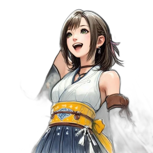 dress, staff, face, sword, concept art, fantasy art, anime, photorealistic transparent PNG cut-out