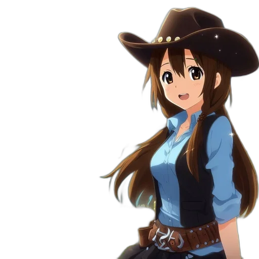 hat, staff, animal, dress, anime, cartoon, 3d render, pixel art transparent PNG cut-out