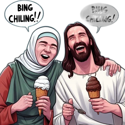 food, comic book art, pixel art, concept art, cartoon, two, people, wearing transparent PNG cut-out