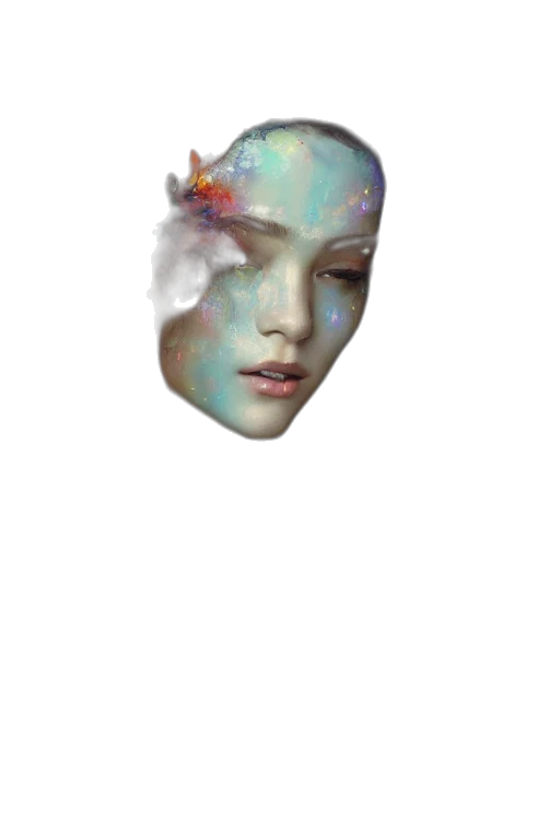 mask, face, crown, jewelry transparent PNG cut-out