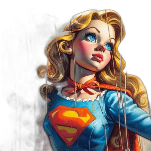 comic book art, concept art, fantasy art, cartoon, blonde-haired, blue-eyed, female, character transparent PNG cut-out