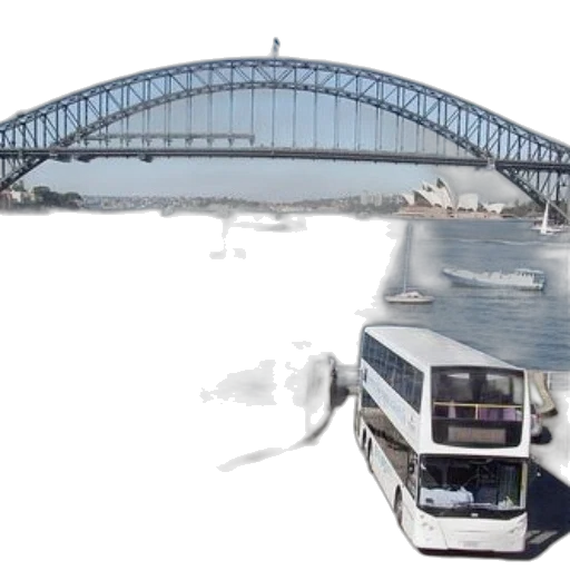 robot, photorealistic, concept art, 3d render, double-decker, bus, parked, near transparent PNG cut-out
