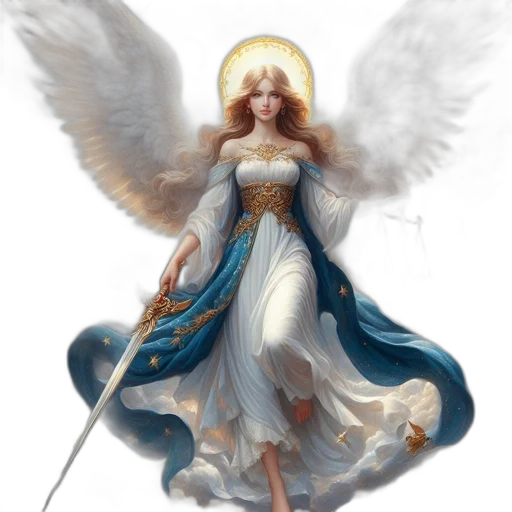 staff, fantasy art, concept art, pixel art, photorealistic, blue, ethereal, female transparent PNG cut-out