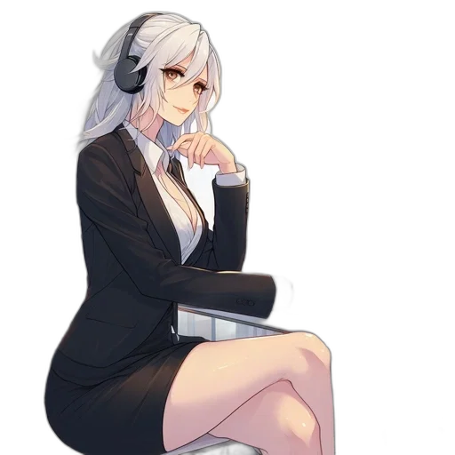 staff, dress, robot, jacket, anime, pixel art, concept art, cartoon transparent PNG cut-out