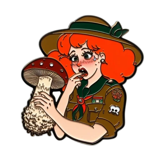 hat, staff, cartoon, concept art, pixel art, comic book art, illustration, features transparent PNG cut-out